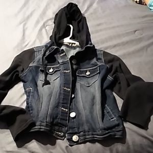 Jean sweater jacket